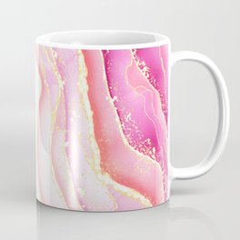 Sparkling Pink Agate Texture 06 Mug