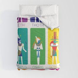 Egyptian Gods Comforters