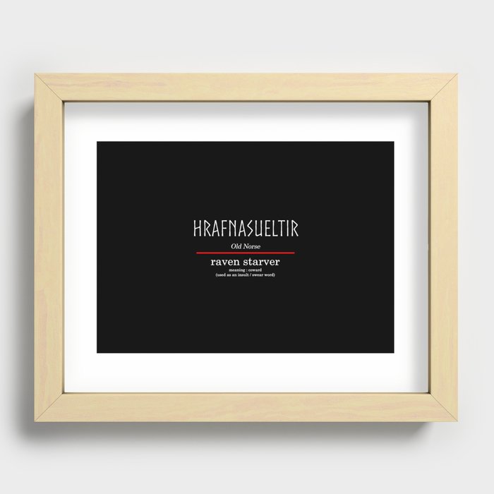 RAVEN STARVER Recessed Framed Print
