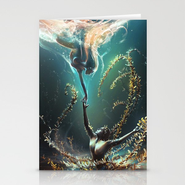 Underwater ballet Stationery Cards