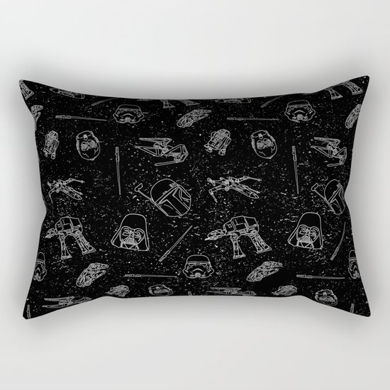 Star Doodles Rectangular Pillow