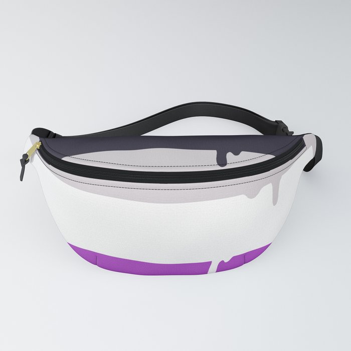 Asexual Pride LGBTQ Flag Melting Fanny Pack