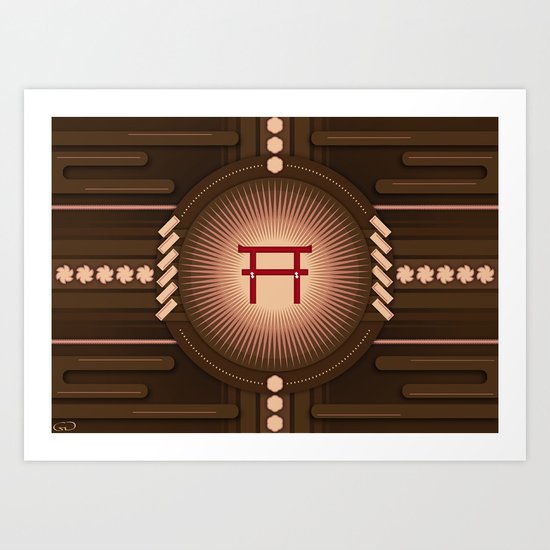 Torii no power Art Print