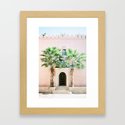 Travel photography print “Magical Marrakech” photo art made in Morocco. Pastel colored. Gerahmter Kunstdruck