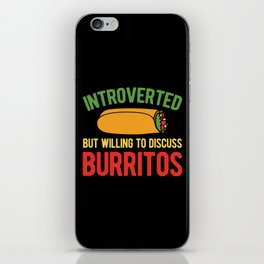 Burrito Funny iPhone Skin