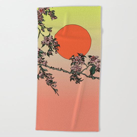 Pugry Blossom Beach Towel