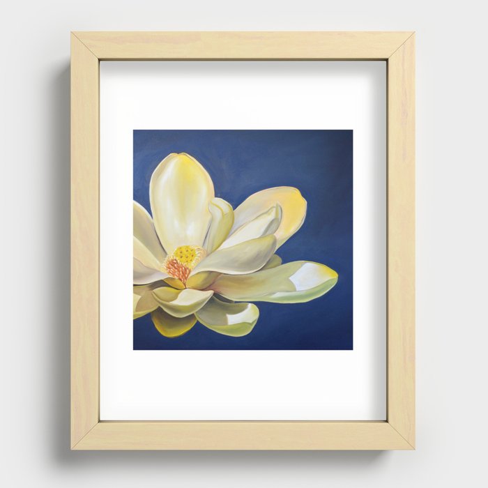 Lotus Square New Recessed Framed Print
