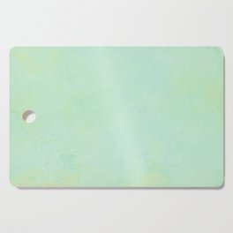 Retro pastel green and nature yellow Cutting Board