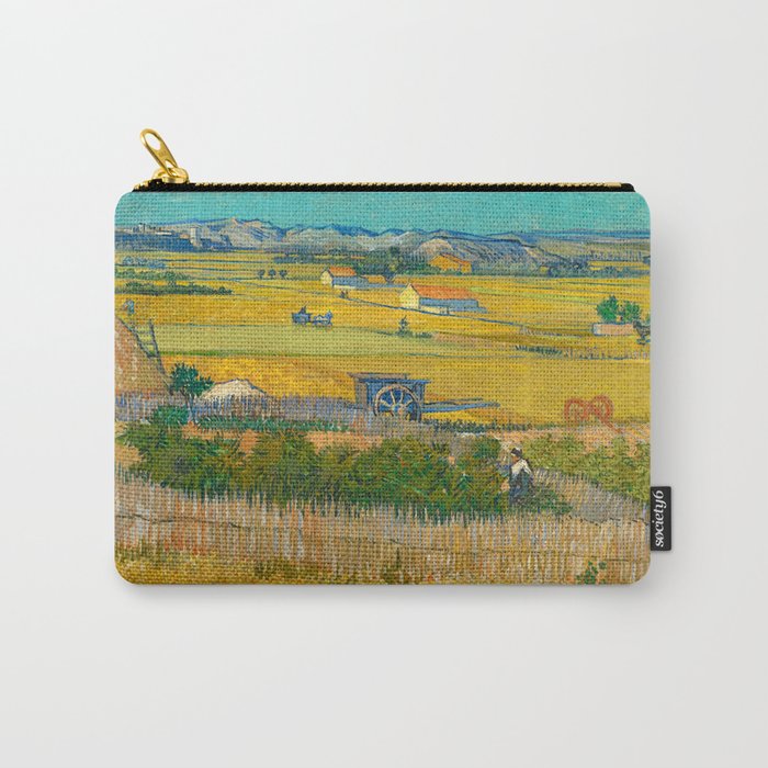 The Harvest, 1888 by Vincent van Gogh Carry-All Pouch