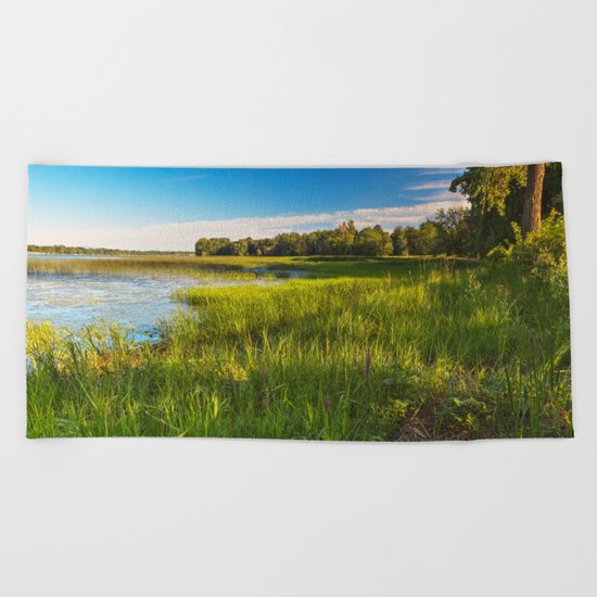 Isle La Motte Beach Towel