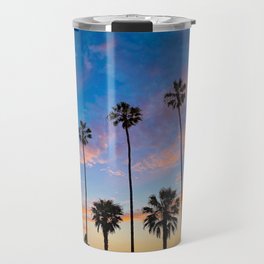 Palm Tree Sunset Travel Mug