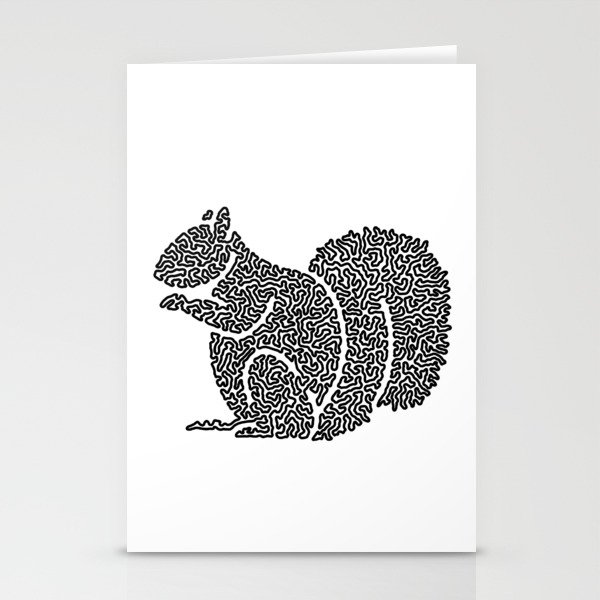 Squiggle Squirrel Stationery Cards