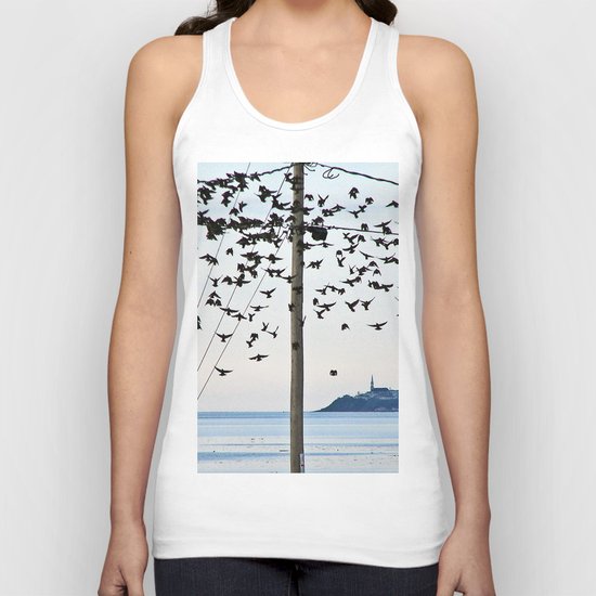 Birds in Flight Unisex Tank Top
