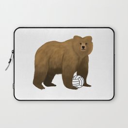Bear Volleyball Laptop Sleeve