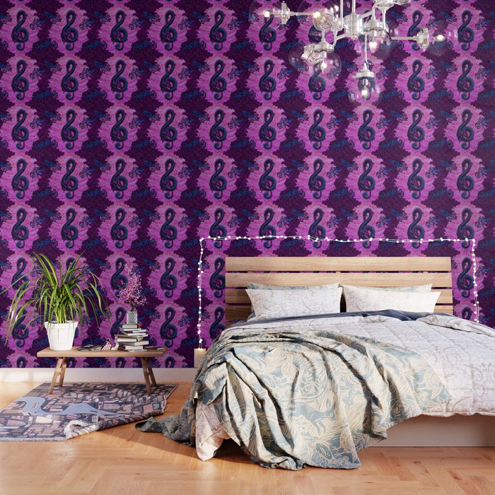 Treble Clef Music Dragon Pastel Goth Wallpaper By Abysminternal