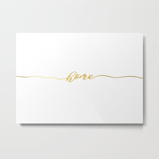 golden home Metal Print