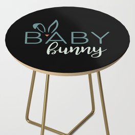 Cute Baby Bunny Easter Side Table