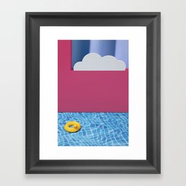 Dream pool Framed Art Print