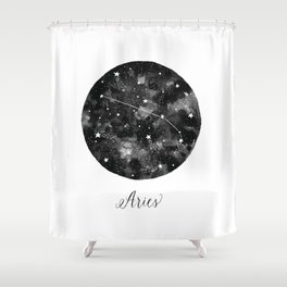Aries Constellation Shower Curtain