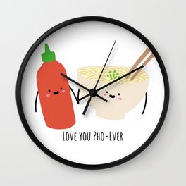 Love you PHO-ever Wall Clock