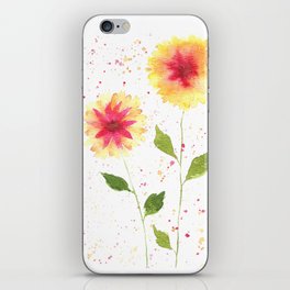 Flower burst iPhone Skin
