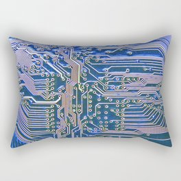Circuit Board Rectangular Pillow