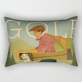 Vintage Golf Rectangular Pillow