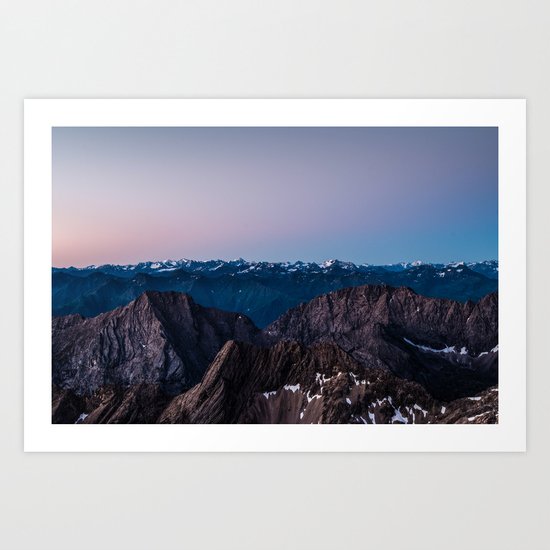 Taking the Long Way Around Art Print
