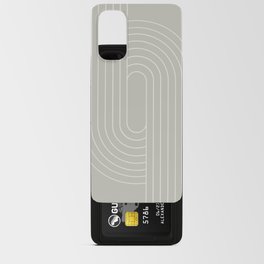 Oval Lines Abstract XLV Android Card Case