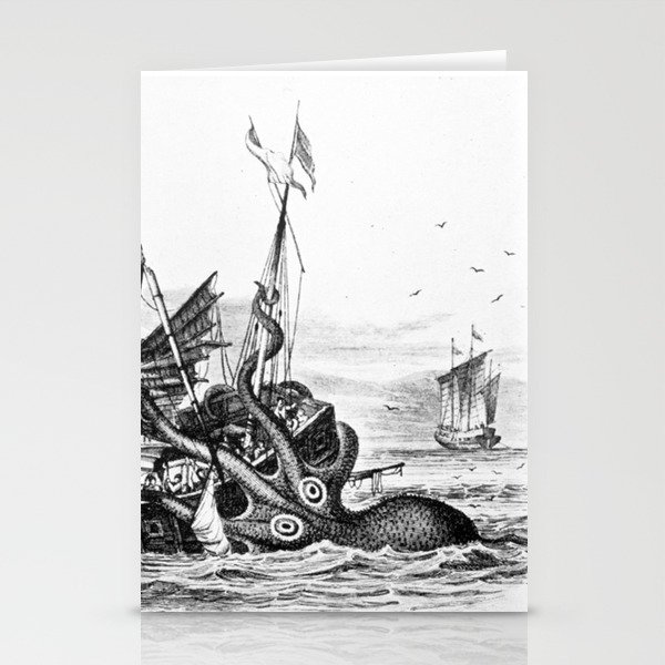 1810 Vintage Nautical Octopus Steampunk Kraken Sea Monster Drawing Print Denys De Montfort Retro Stationery Cards By Igallery Society6 You can edit any of drawings via our online image editor before downloading. 1810 vintage nautical octopus steampunk kraken sea monster drawing print denys de montfort retro stationery cards by igallery