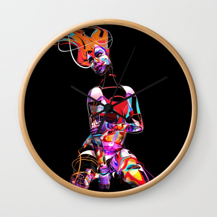 The Colors of my Life Wall Clock