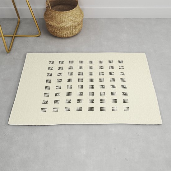 I Ching Chart With 64 Hexagrams (King Wen sequence) Rug by thothadan ...