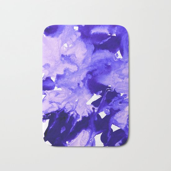 inkblot marble 7 Bath Mat