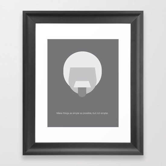 FC- Einstein Framed Art Print