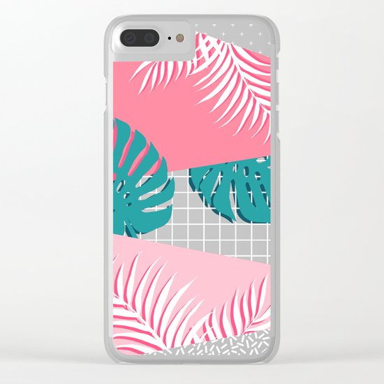 Palm Springs #society6 #decor #buyart Clear iPhone Case
