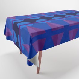 Triangle Moon P Purple Tablecloth