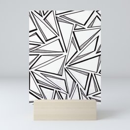 Repeating Triangles Mini Art Print