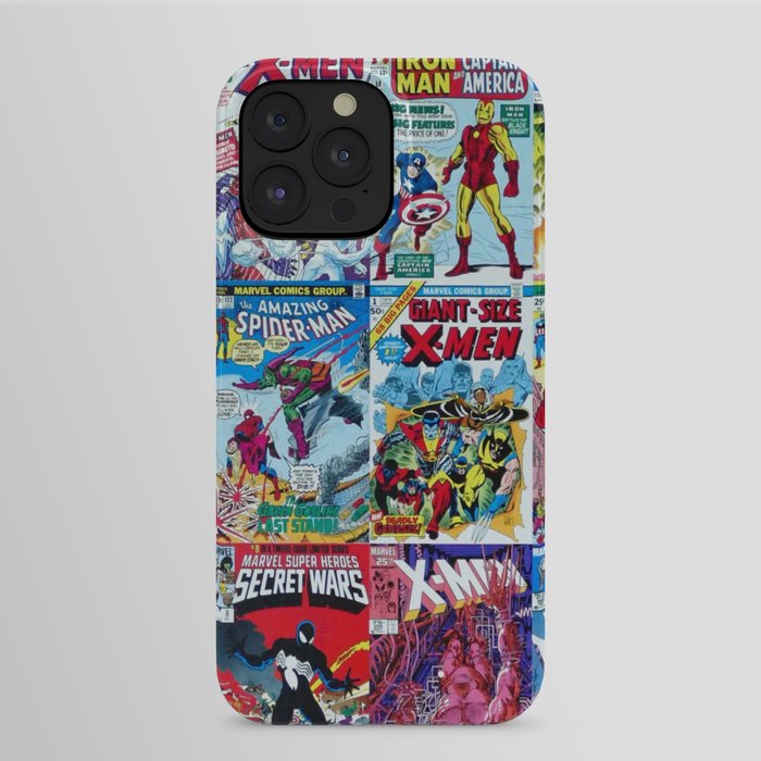 Assorted title comic cover books iPhone Case