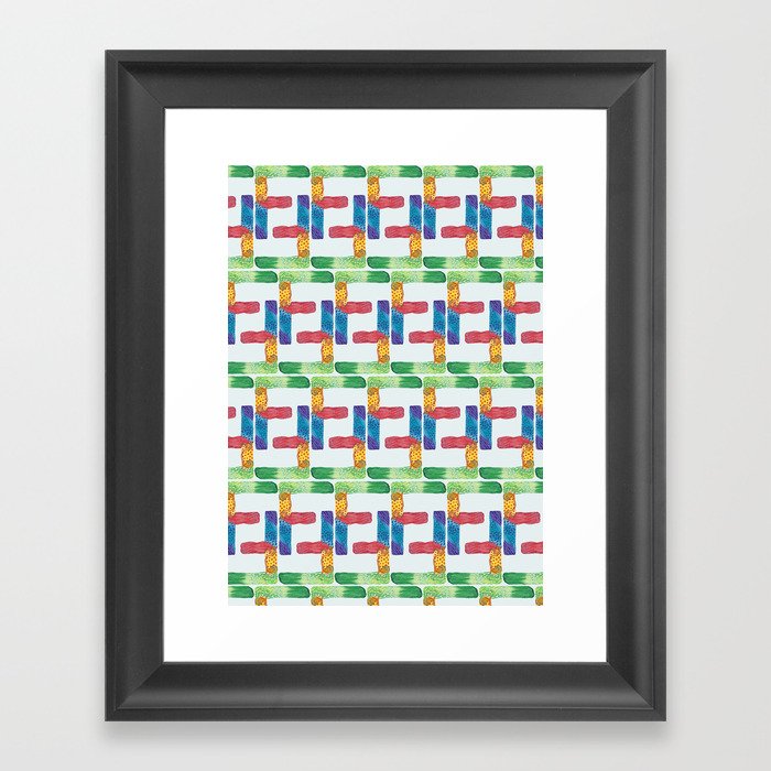F for Fanny - Unique, personalised initial print. Framed Art Print
