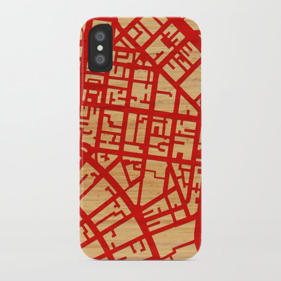 Map of the Town iPhone Case