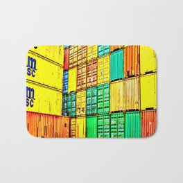 Colorful containers series C Bath Mat