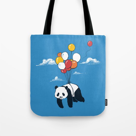 Flying Panda Tote Bag