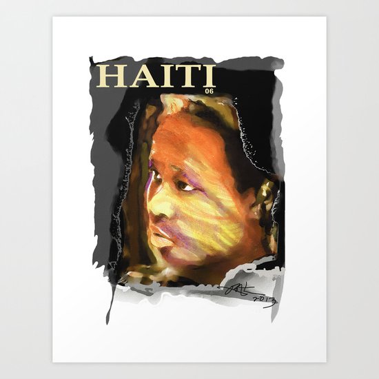 Haiti Portraits / 06 / Series / 4 Art Print