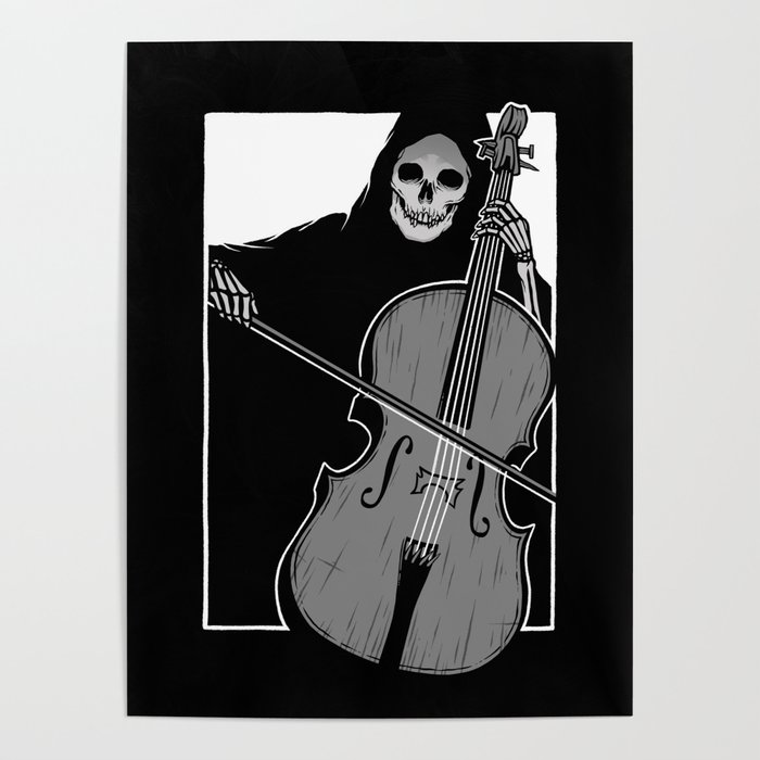 Symphony of Death (Cello) Poster