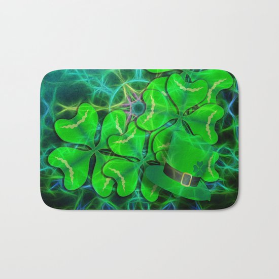 clover and kaleidoscope Bath Mat