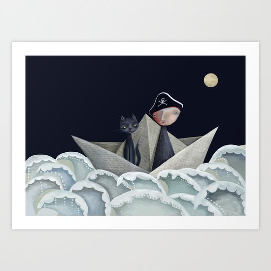 The Pirate Ship Art Print