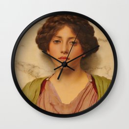 John William Godward "Untitled (Classical Beauty)" Wall Clock