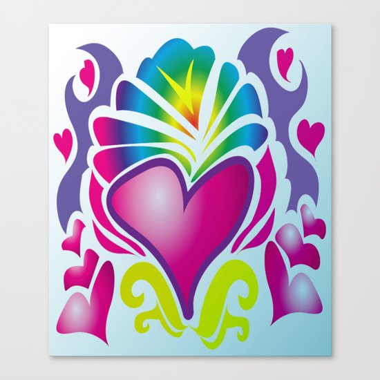 heart of soul Canvas Print
