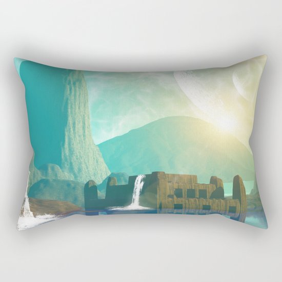 Fantasy landscape Rectangular Pillow