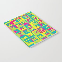 Funny Square Pattern Notebook